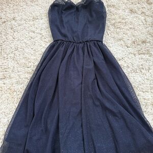 Elegant Navy Blue Dress